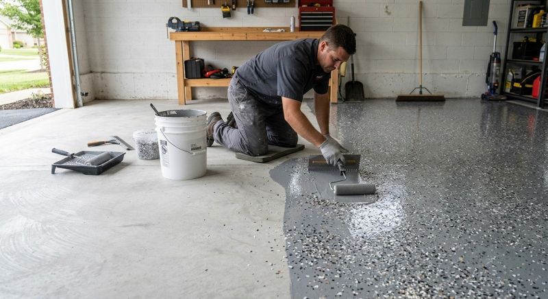 Garage Floor Renovation in Annapolis, MD